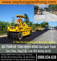 Bê tông nhựa nóng - rải thảm mặt đường bê tông nhựa ... 60.000 đ/m2